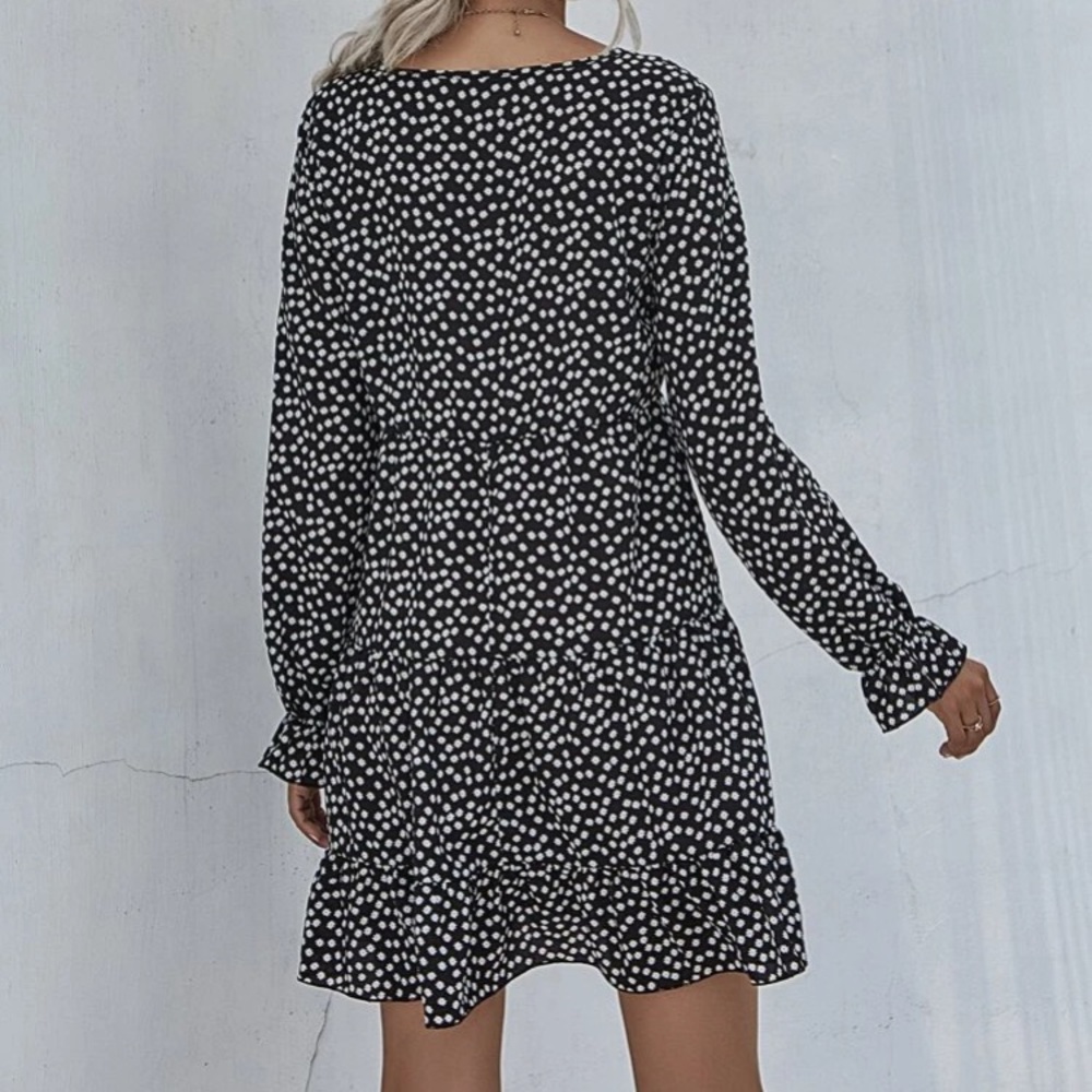 🔥FLASH SALE🔥Confetti Blossom Ruffle Dress - Picture 3 of 6